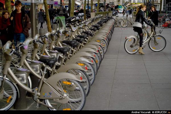 VELIB. Paris. 2010. Velo Liberte. Paris Respire. Concept. Exemplu. Optional. Oras. European. Mentalitate. Sanatate. Aer. Libertate. Miscare. Alegere!